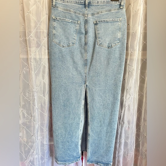 Denim Pencil Skirt - Picture 2 of 5